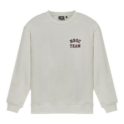 New Balance NB 男款休闲简约卫衣运动套头圆领宽松上衣NCD4E071