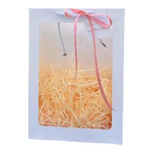 单个透明橱窗公仔手提袋玩偶礼品包装袋七夕节礼品袋娃娃包装袋子