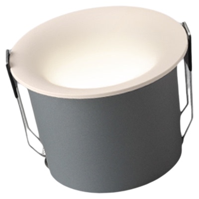 至御奶油风嵌入式筒灯防眩客厅可可蛋奶无边框乳胶漆弧面仿石膏X9