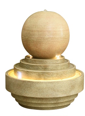 室内户外招财转运球形流水摆件