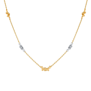 sanswood森吾《relink》分色绳结锁骨链女简约拼色磨砂叠戴颈链