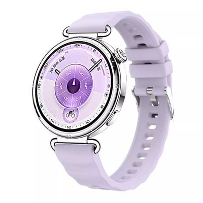 新款流光紫适用华为gt6表带gt5pro手表原装同款watchgt4女款波浪硅胶watch5运动腕带智能女士41mm透气替换带