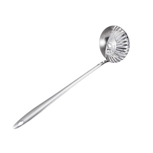 不锈钢多用汤勺汤壳金色两用勺火锅滤渣喝汤勺加厚商用一体多功能