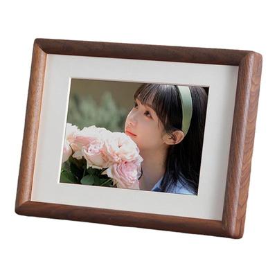 实木榫卯相框摆台洗照片做成定制