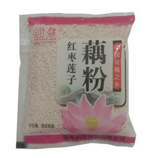 扬州宝应润莲红枣莲子速溶冲泡藕粉羹每小袋独立包装散称500克
