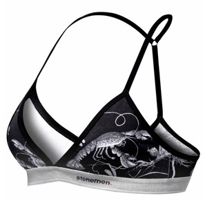 stonemen【源自澳洲】性感内衣无钢圈纯棉三角杯美背文胸--黑龙虾