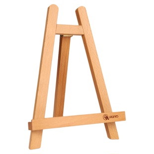 马利牌桌面台式画架美术生专用榉木实木展示架迷你素描桌面画板画架木质迷你折叠画画三角架儿童小画架支架