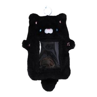 NOTE FOR 三寸小卡毛绒卡套《一只软绵绵》原创可爱动物毛绒卡套校园饭卡ins追星卡套毛绒挂件展示毛绒保护套