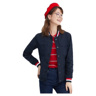 波顿女士春秋季2025年新款短款飞行夹克棒球服长袖百搭上衣外套