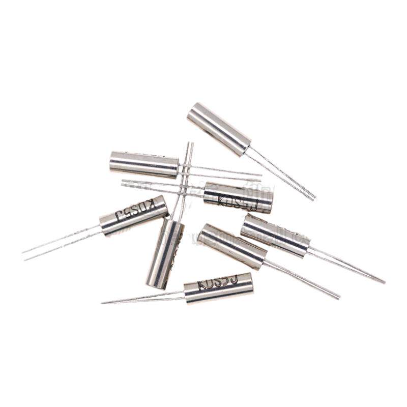 10只 KDS进口 2*6 3*8mm 32.768KHZ 直插无源圆柱晶振 12.5PF 2脚