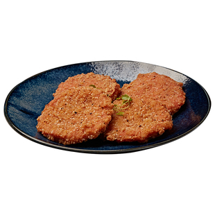 冷冻素黑胡椒猪排半成品汉堡肉排佛家素食鸿昶佛家蛋白放牛吃草