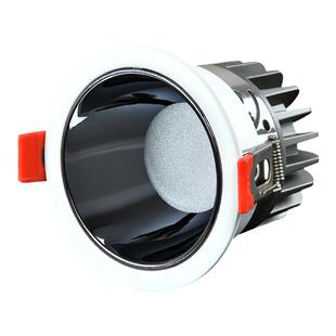 嵌入式筒灯家用客厅卧室过道3500K护眼三色变光调光调色无主孔灯