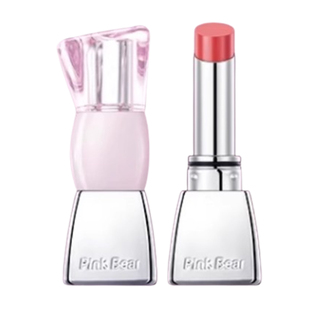pinkbear皮可熊水绷带口红蝴蝶结唇釉镜面不易沾杯掉色皮克熊唇蜜