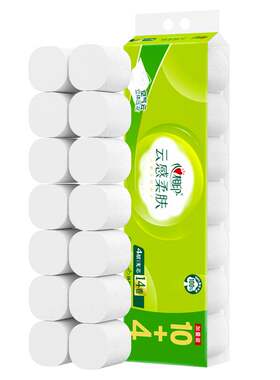 心相印卷纸卫生纸4层120g*14卷
