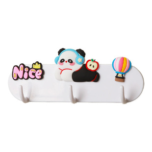 可爱磁吸挂钩强力磁铁吸铁石挂钩冰箱贴入户门后挂钥匙磁力强磁贴