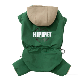 大狗狗衣服金毛冬装边牧冬装拉布拉多宠物中型大型犬冬季四脚棉衣