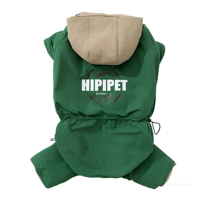 大狗狗衣服金毛冬装边牧冬装拉布拉多宠物中型大型犬冬季四脚棉衣