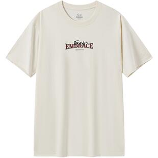 特步短袖男士夏季官方复古半袖圆领上衣宽松运动T恤976229010556