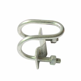 双U型十字卡扣不锈钢U型管卡镀锌十字扣件钢管连接件固定卡箍管夹