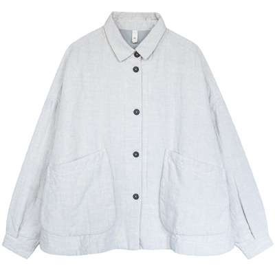 古石后休闲百搭宽松保暖松软棉服