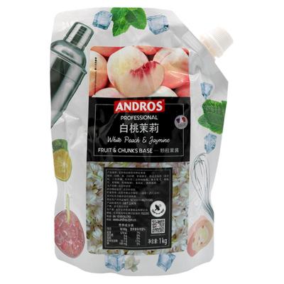 andros安德鲁白桃茉莉1kg条酱