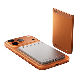 MOMAX摩米士新款超薄磁吸充电宝MagSafe快充适用苹果QI2移动电源