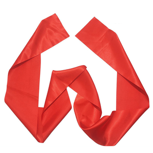 儿童成人秧歌红绸带大红色舞蹈绸子布彩带腰鼓腰带跳舞混天绫彩带