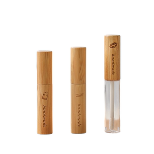 高档竹唇膏管 唇蜜釉DIY指甲缘油空管睫毛膏增长液分装瓶定制logo