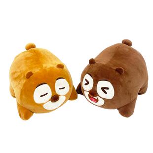 熊出没熊大熊二趴姿翘屁股抱枕毛绒公仔午睡枕生日礼物