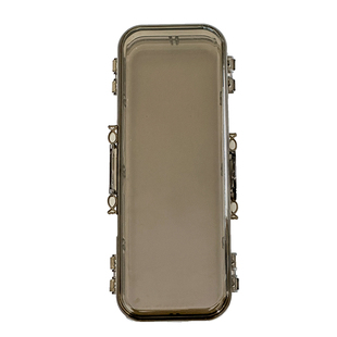 三年二班双层透明文具盒高颜值女孩学生笔盒考试专用笔袋铅笔盒