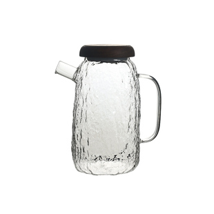 凉水壶大容量高硼硅玻璃耐热高温冷水壶夏天家用高级感水杯套装