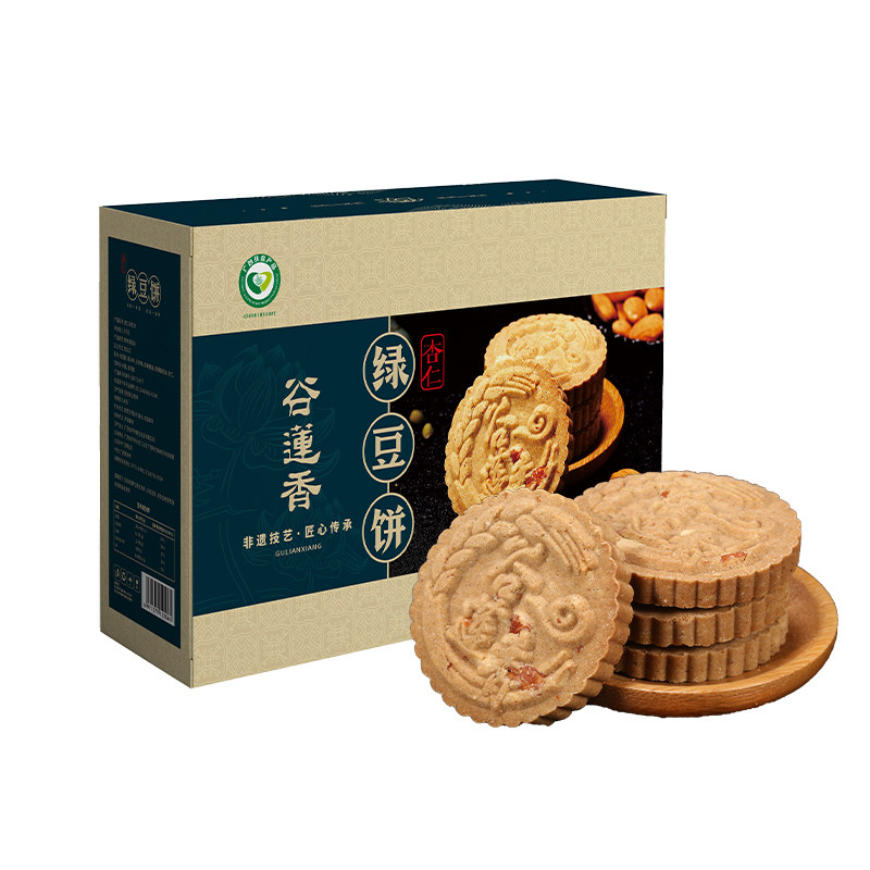 谷莲香绿豆饼干零食送礼广西糕点