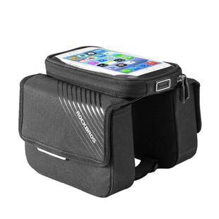 洛克兄弟自行车包手机触屏车前包上管包山地车马鞍包骑行装备配件