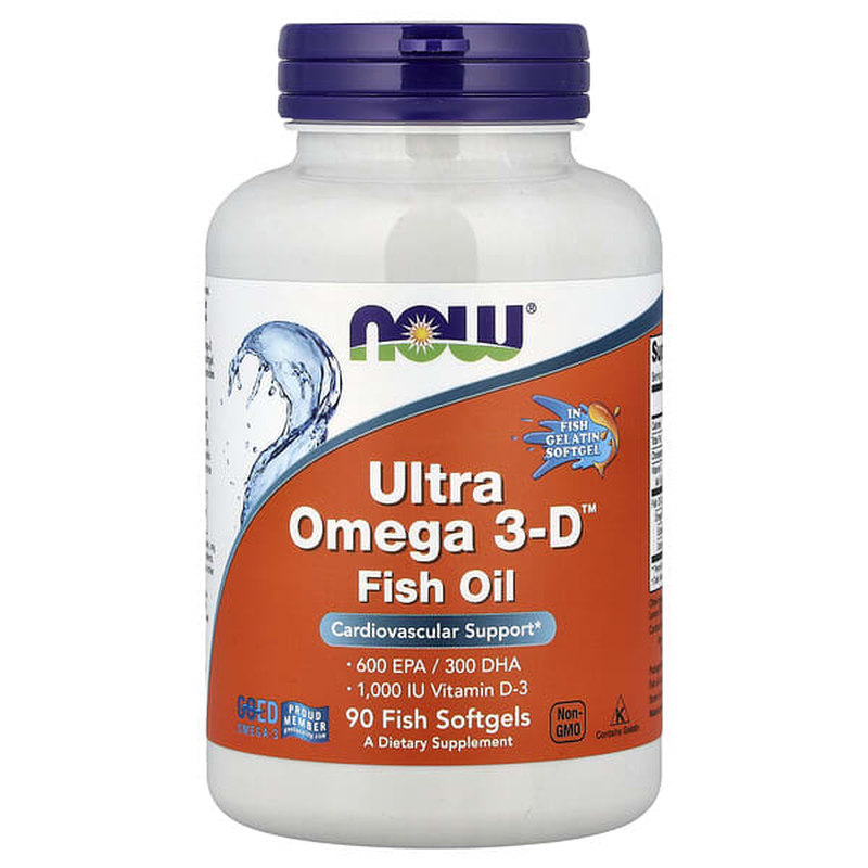 Now诺奥Omega-3配D3合一钙支持大脑与