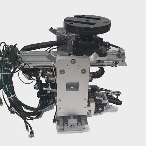 Precision Motorized XYZ Stage Assembly with Rotary Table