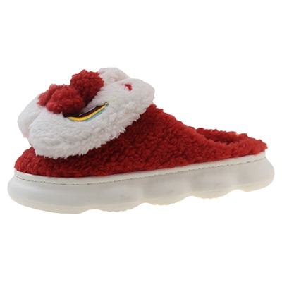 可爱醒狮毛绒保暖棉拖鞋