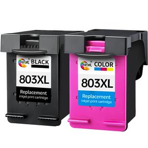 803墨盒可加墨适用惠普hpDeskjet 2132 2621 2622 1112 1110 2131 2130  2623 2628打印机XL连喷黑色彩色