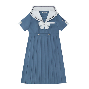 【栗下町】·藤千立 盛夏服·现货 原创JK制服水手服连衣裙夏服