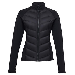 运动羽绒服女轻薄保暖立领短款排骨修身鸭绒内胆户外训练跑步外套