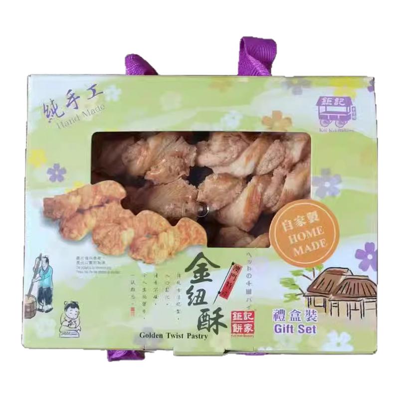 澳门钜记饼家金纽酥礼盒装送礼