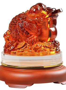 八方来财金蟾摆件办公室乔迁