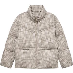 GXG男士2024冬季新品迷彩肌理短款羽绒服男士休闲百搭外套鸭绒