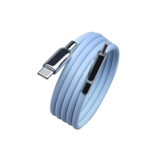 240W硅胶Type-C磁吸数据线适用苹果iPhone16安卓手机PD快充充电线