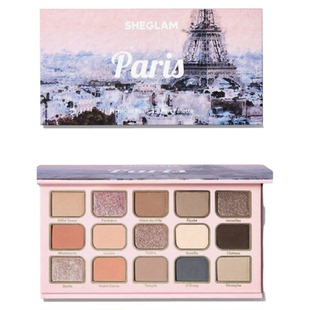 日本直邮sheglam15色眼影 夏季新品眼部彩妆盘哑光珠光等多种质地