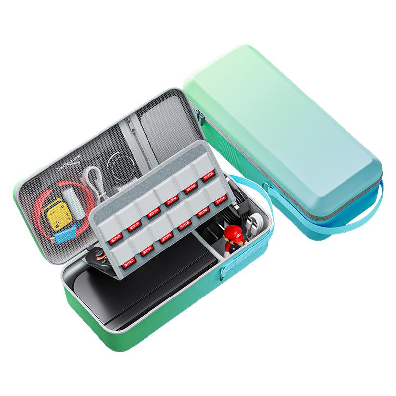 适用于任天堂switch2专用全套收纳包oled保护套壳大容量箱子便携ns2游戏机全套配件盒可放卡带手柄底座充电器
