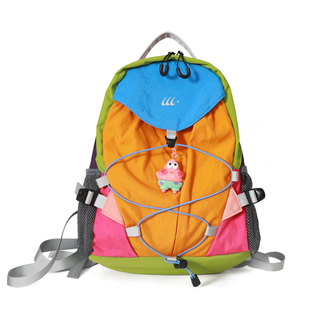 撞色美式复古户外徒步双肩包轻便防水登山包骑行包大学生电脑包