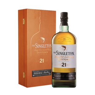 苏格登21年威士忌达夫镇Singleton苏格兰单一麦芽洋酒行货700ml
