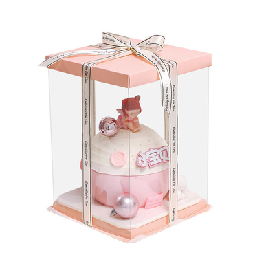 透明蛋糕盒子包装盒5/6/8/10/12