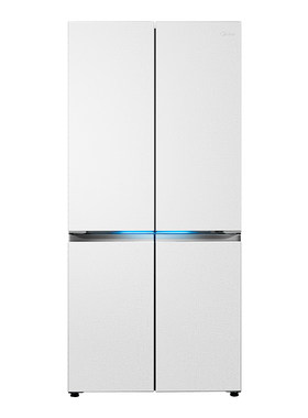 【新国标】美的熊墩墩Pro631双系统2.0超薄零嵌十字四门家用冰箱