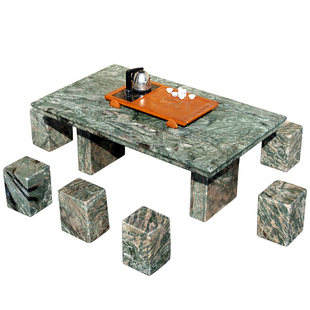 石桌石凳华安九龙壁石头桌子花岗岩石茶桌大理石长方形石桌椅包邮